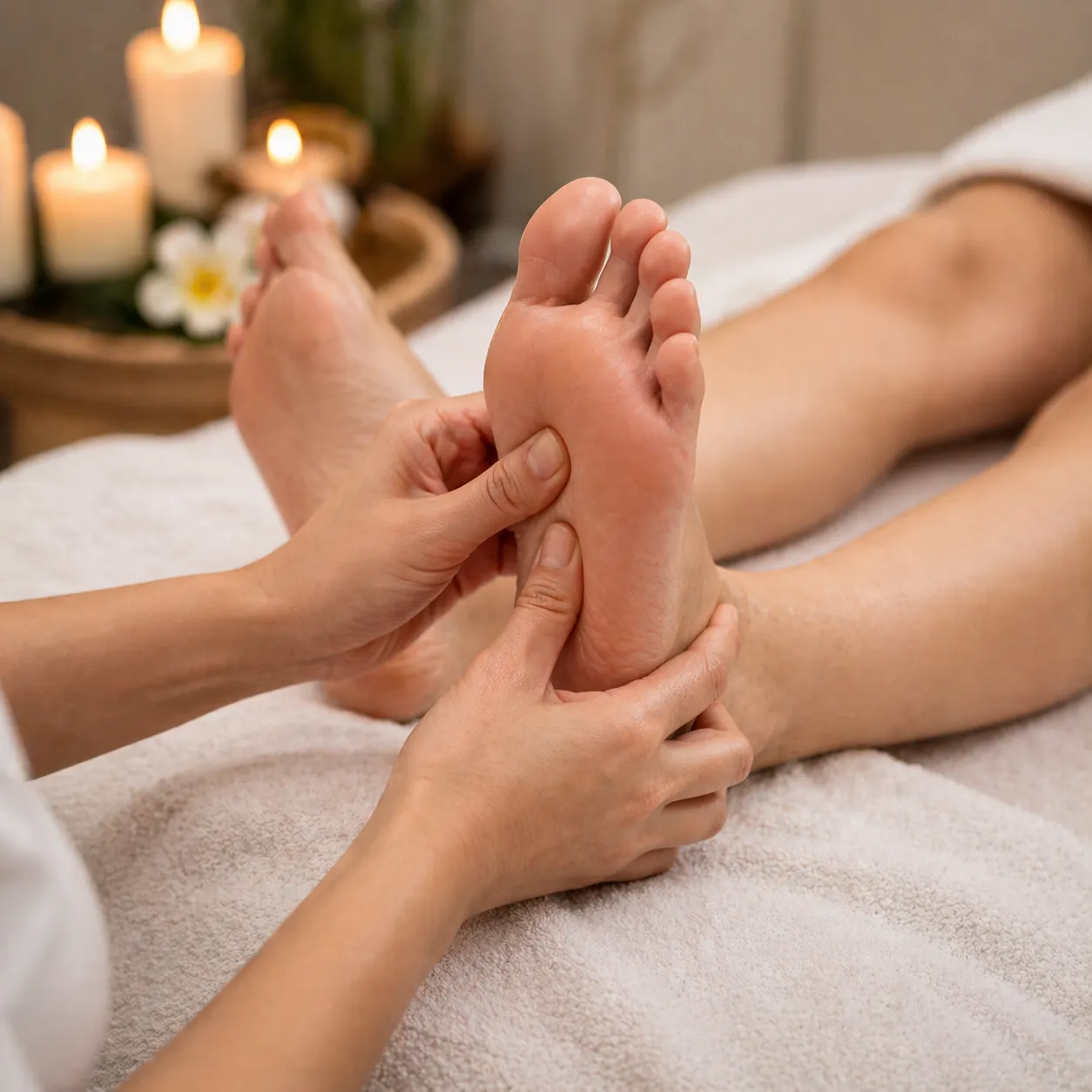 After Foot Massage At US Hairline Salon