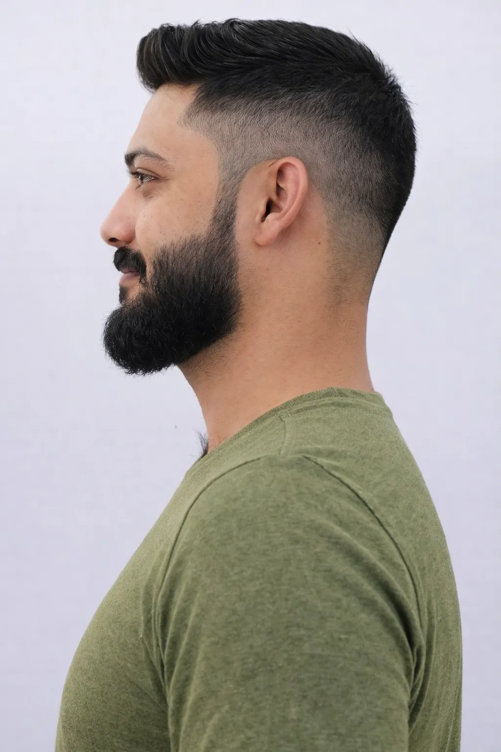 After beard grooming at US Hairline Salon