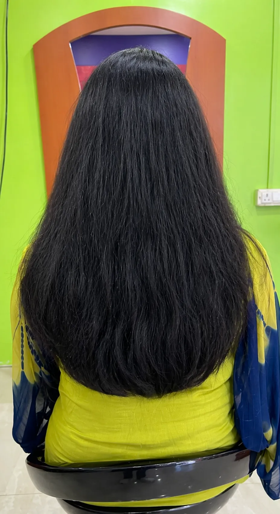 Before Hair cut At US Hairline