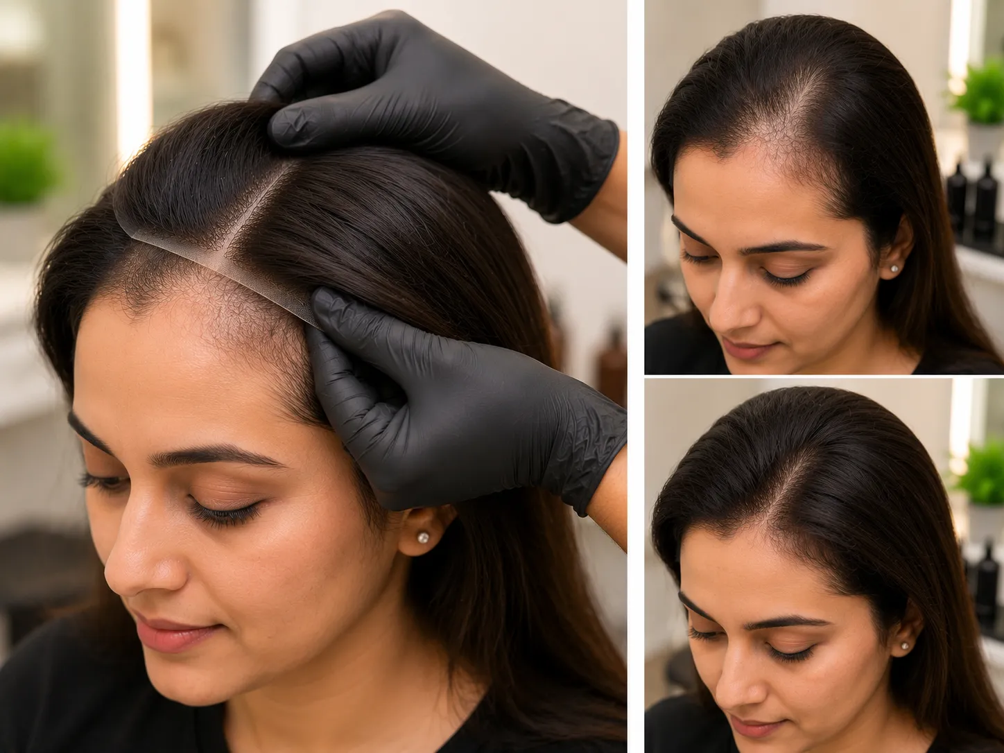 Front Hairline Topper for Receding Hairline